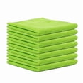 thumbnail image 1 of 5pcs Ultrafine Fiber Cleaning Towels, Double-Sided, Fast Fabric, Scrubbing Cloth, Soft Flock, Microfiber, on Delicate Surfaces, Washable, 1 of 1
