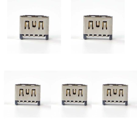 5pcs Universal Display Connector Socket Replacement Jack Game Console Port HDMI-Compatible Port For PlayStation/PS5 5PCS