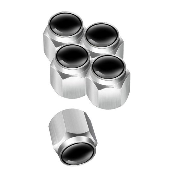 5pcs Universal Fitting Tire Valves Caps Resistant Hexagon Designs for Auto