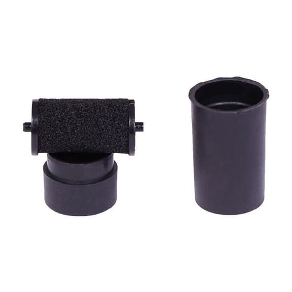 5pcs Universal Double Row Price Label Maker Labeller Coding Machine Ink Wheel Roller Black