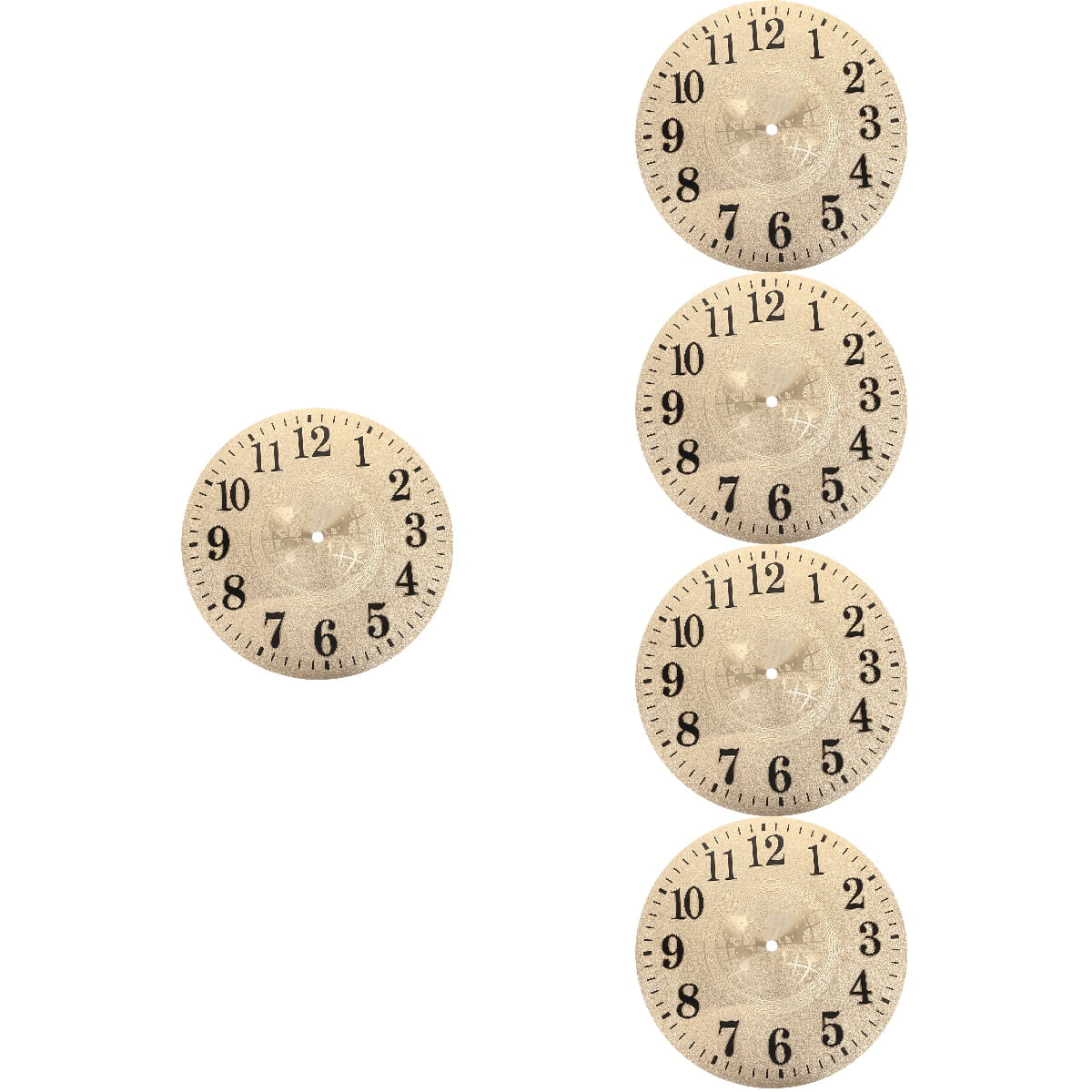 5pcs Wall Clock Dial DIY Clock Dial Digital Clock Dial Replacement ...
