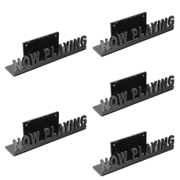 5pcs Wall Record Storage Shelf Wall Mount Floating Shelf Acrylic Album Holder