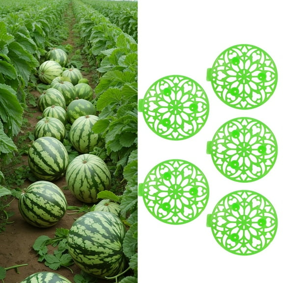 5pcs Watermelon Tray Storage Tray Multi-Function Planting Tray Farm Fruit Tray Smile Home