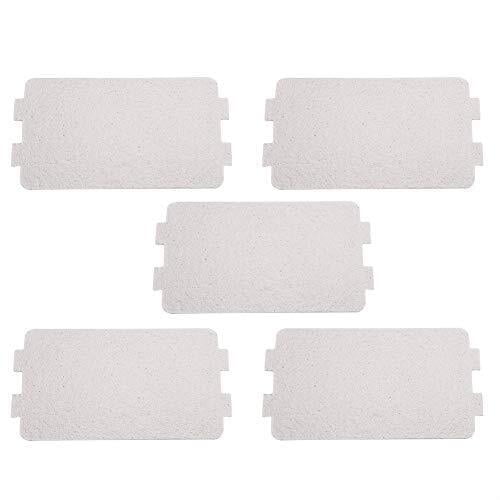 Microwave Oven Parts Mica Slice 6pcs Mica Sheet Microwave Waveguide Cover  Plate Cover Microwave Replacement Oven Parts for Home Kitchen Restaurant