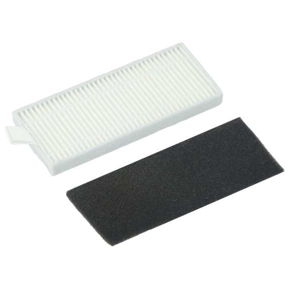 5pcs White Filter Kit for iHome AutoVac Nova Pro Halo Orbita Eclipse Pro Robotic Vacuum Cleaners iHRVS1PRO-3BLK iHRV9-BLKS Durable Filter Paper Parts