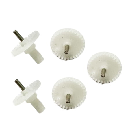 5pcs White Gears Module for Model Toys Replacement .