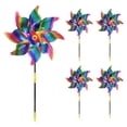 thumbnail image 1 of 5pcs Windmill for the Yard Garden 21 Inch x 10 Inch 8 Leaves, Multicolor, 1 of 6