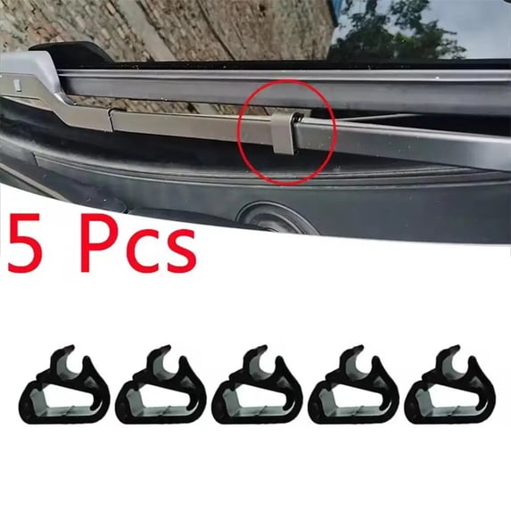 5pcs Wiper Arm Spray Hose Clip 1617040080 For Peugeot 3008 (P84) 5008 (P87) 408x For Citroen C5 Aircross C5x