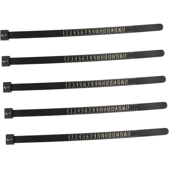 5pcs Womens Tools Finger Gauge Ring Measuring Ruler Measuring Instrument Mens Rings Measure Ring Size Ring Gauge Belt Ring Sizing Measuring Tool Sliding Door Track Men‘s Miss Set