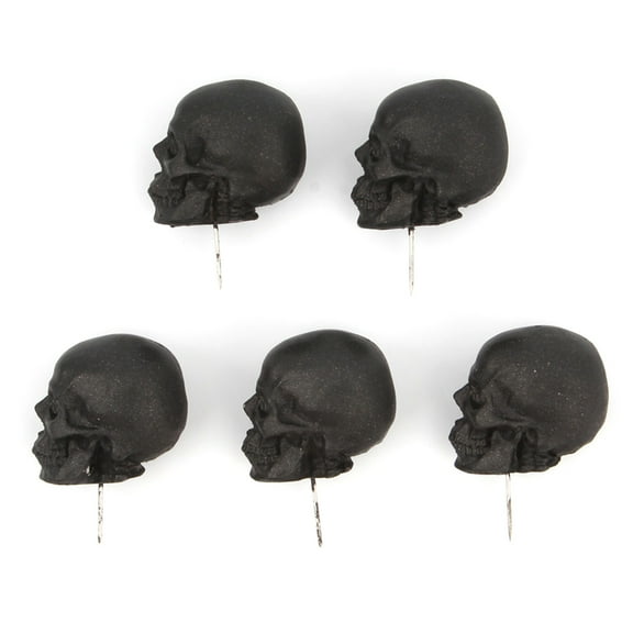 5pcs/box Resin Skull Thumbtack Drawing Pins Pushpin Board Photo Wall Map Markers