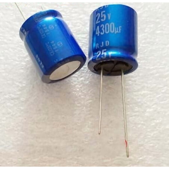 5pcs/lot Imported Audio Capacitors 25V4300UF 18X20 RJD Blue Robe 105 degrees ELNA for electrolysis