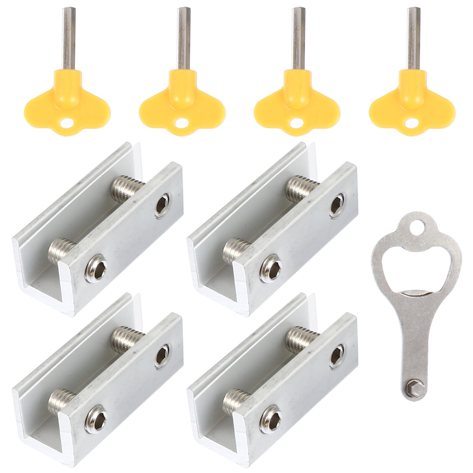 5pcs/set House Safety Door Lock Baby Kids Sliding Sash Window Lock with