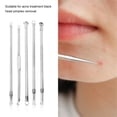 thumbnail image 1 of 5pcs/set Stainless Steel Needles Pimple Remover Skin Cleanser Blackhead Remover Acne Needles With Mirror, 1 of 3