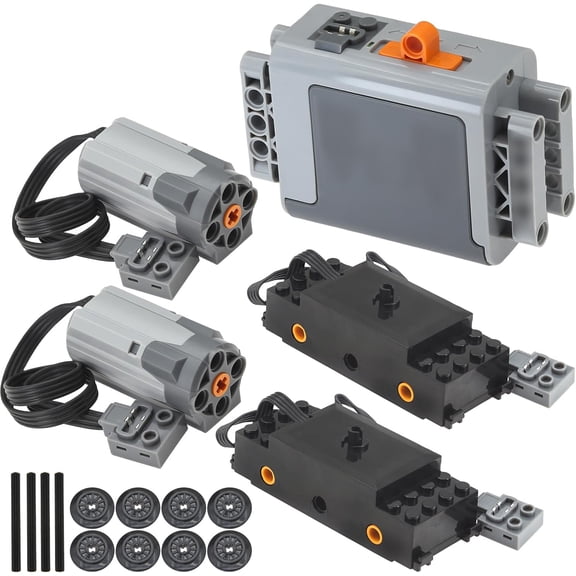 5pcsTechnic-Motor Power-Functions Set Compatible with Major BrandsTechnic-Parts Train-Motor Battery-Box
