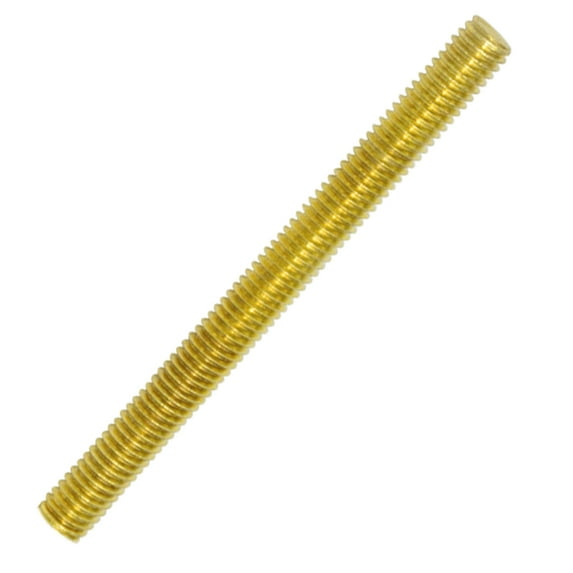 5pieces Brass Threaded Rods, M10 Pitch,80mm Long