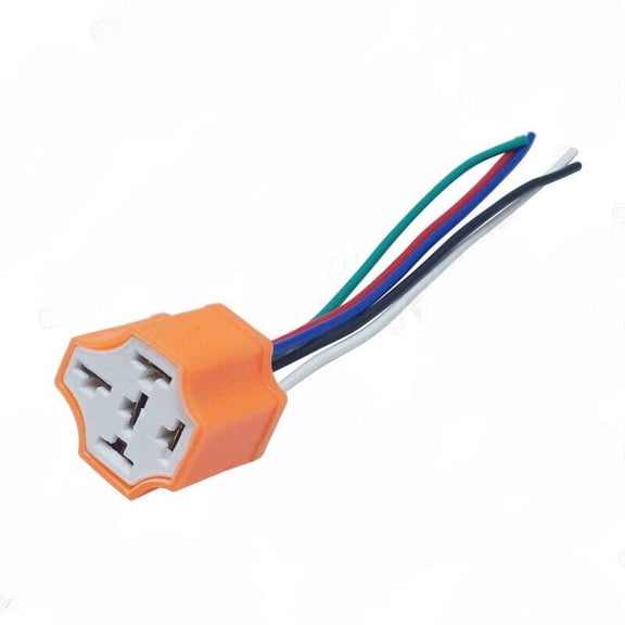 5pin 5-pin car general headlight ceramic socket extension plug LED/HID adapter connector lamp socket connector wire