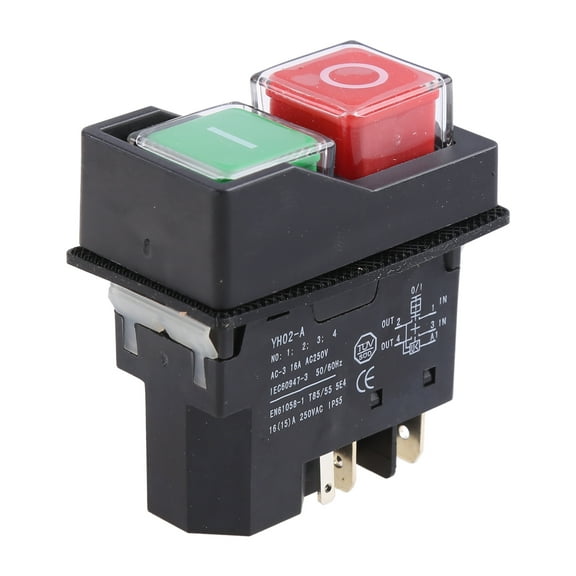 5pins Waterproof Explosions-proof Pushbutton Switches -28 IP55 220v Starter Electromagnetic Switches