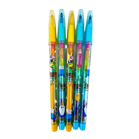 5pk Adventure Time Pop a point crayons