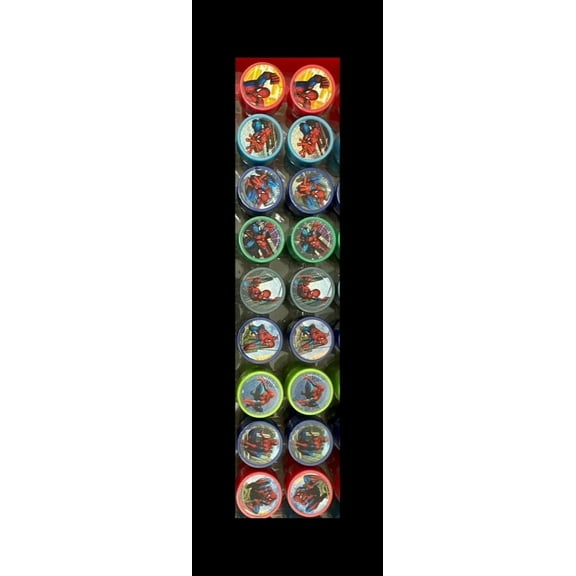 5pk Assorted Spiderman Self Inking Stampers