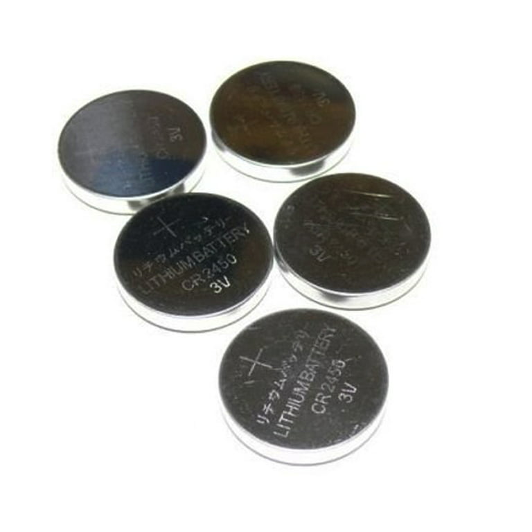 5pack Exell CR2450 3V Lithium Coin Cell Battery Replaces DL2450