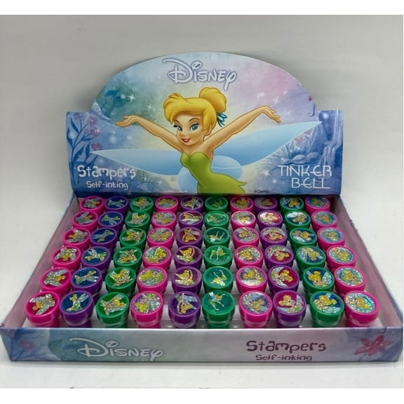 5pk Disney Assorted Tinker Bell Self Inking Stampers