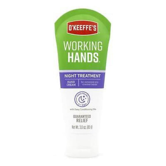 5pk O'Keeffe's K3200502 Working Hands Night Treatment Hand Cream, 3 Oz