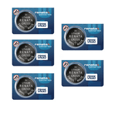 5pk Renata Coin Cell Battery CR2325 3V Lithium Replaces DL2325, BR2325