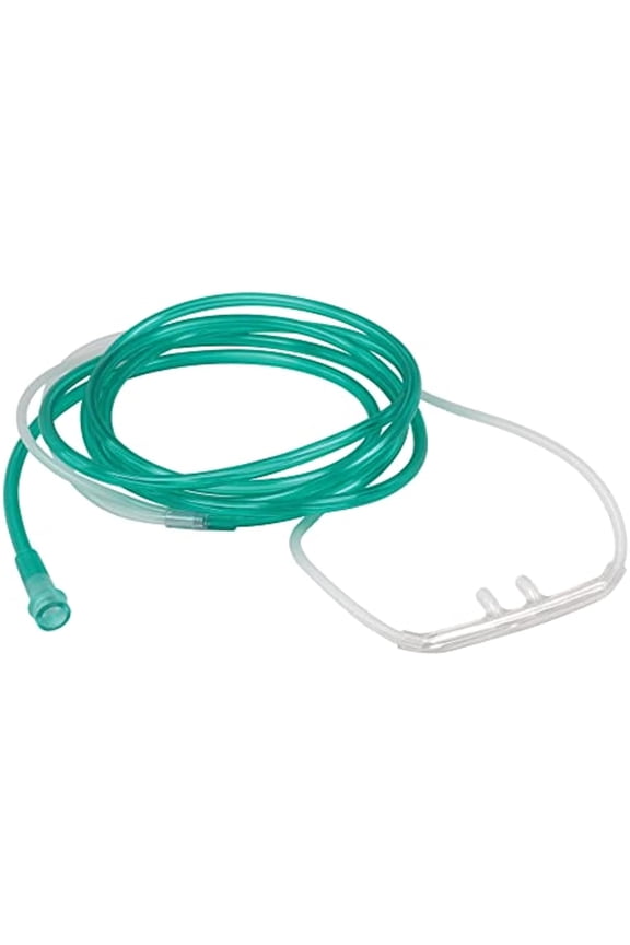 High Flow Oxygen Kink-Resistant Adult Nasal Cannula 7' 5 Count