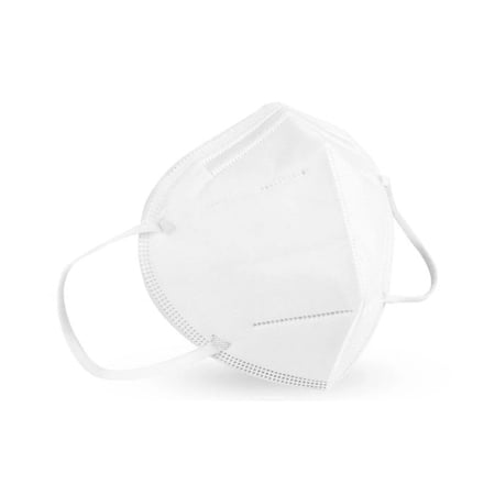 5ply White Disposable Face Mask - Foldable Masks- Pack of 10