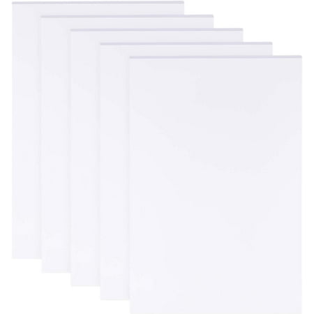 5sheets 5 Sheets 3mm White Foam Boards 11.8x7.8 Rectangle Foam PVC sheet Poster Board Mount Board for Mounting Crafts Modelling Art Display School Projects