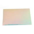 thumbnail image 1 of 5sheets Transparent PVC Vinyl Sheets Iridescent Magic Mirror Effect golden 30.2x20.2x0.06cm, 1 of 2