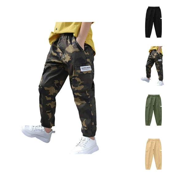 5t Pants Boys High Street Trend Distressed Denim Long Pants for Kids Youth Casual Jeans Big Boys Comfortable Daily Wear Spring Fall Retro Look Straight Fit Children Clothing