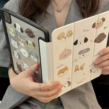 5th 6th Air1 Air2 Tri-fold Stand Protective Cover,Tablet Case for Apple iPad 10.9 inch 10th Generation,Floral Pattern iPad Cases