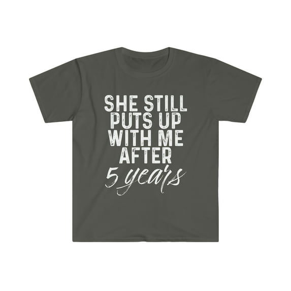 5th Anniversary Husband Shirt, Gifts, Tshirt, T-shirt Tee