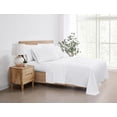thumbnail image 1 of 5th Avenue Lux 1200TC CVC Cooling 7 Piece Split King Sheet Set, White, Solid Color Themed, Oeko-TEX Certified Confidence, 1 of 6