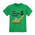 thumbnail image 1 of 5th Birthday Bulldozer Construction Tstars T-Shirt - Unisex Kids Apparel - Perfect for Birthday Parties - Unique Birthday Gift for 5 Year Old Boys & Girls - Toddler Kids Birthday Themed T-Shirt, 1 of 6