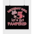 thumbnail image 1 of 5th Birthday Poster - Wall Art Gift for Birthday Girl, 1 of 4