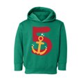 thumbnail image 1 of 5th Birthday Toddler Hoodie Anchor Five Boys Girls Cute Hoodie I'm Five Anchor Fleece Hooded Sweatshirt for Kids, 1 of 4
