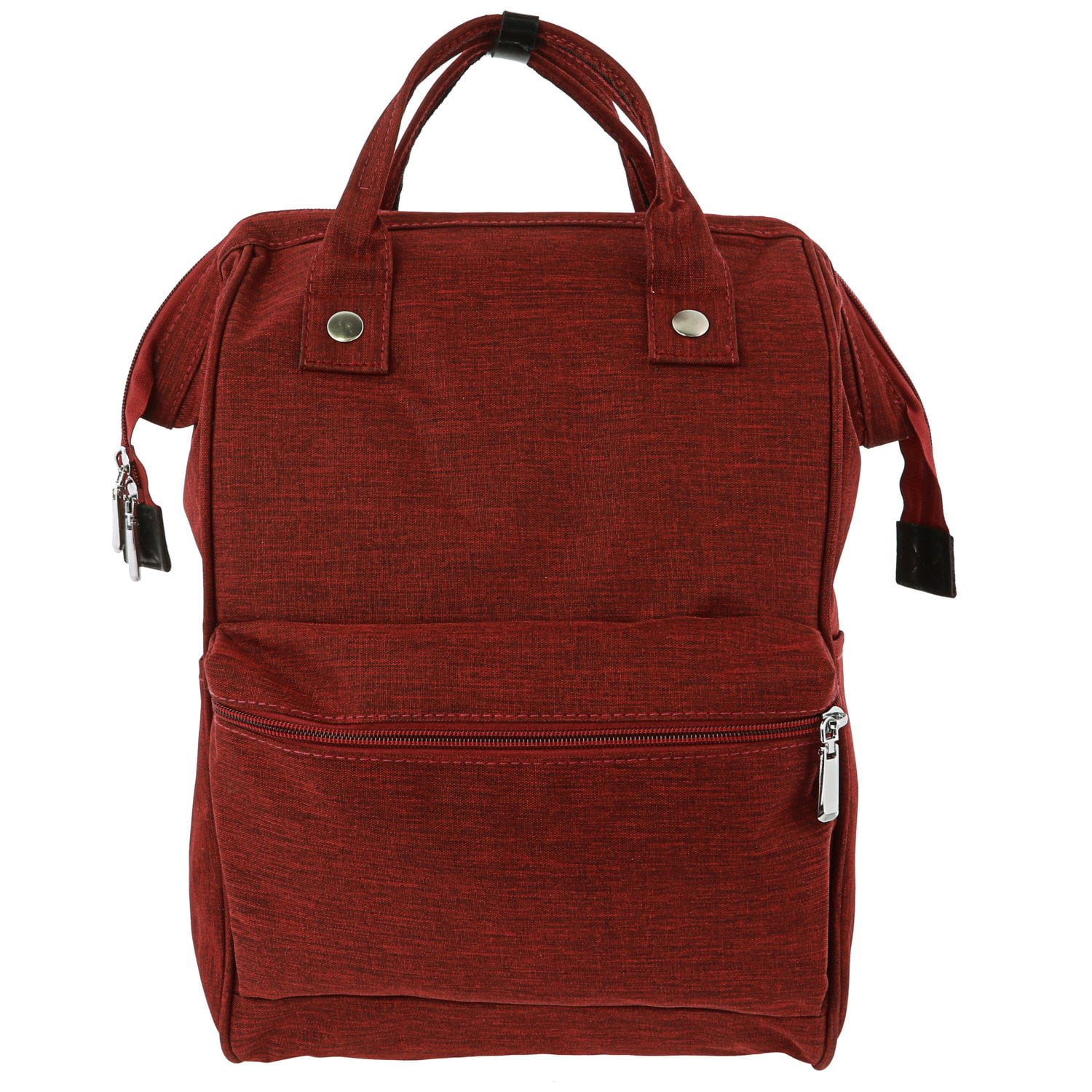 5th Elm Double Zipper Backpack, Sturdy Construction, Water Resistant