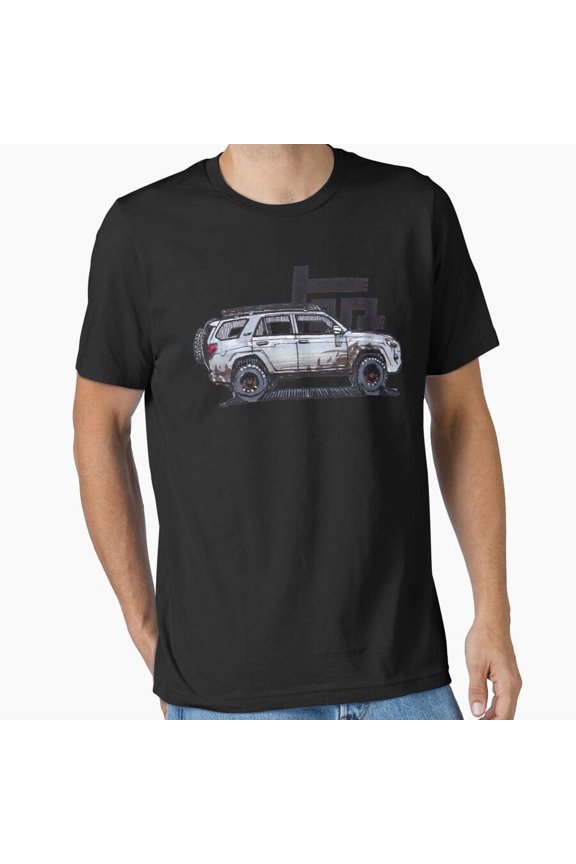 5th Gen 4Runner TRD Ghost Off-Road Vehicle Graphic H4776 T-Shirt, for Men and Women, Up to Size 5XL