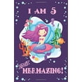 thumbnail image 1 of Pre-Owned 5th Mermazing Birthday Journal - I am 5 Journal: with MERMAID ARTWORK INSIDE this draw write journal (lined and blank pages), mermaid notebook, ... girls, great 5 year old girl Paperback, 1 of 1