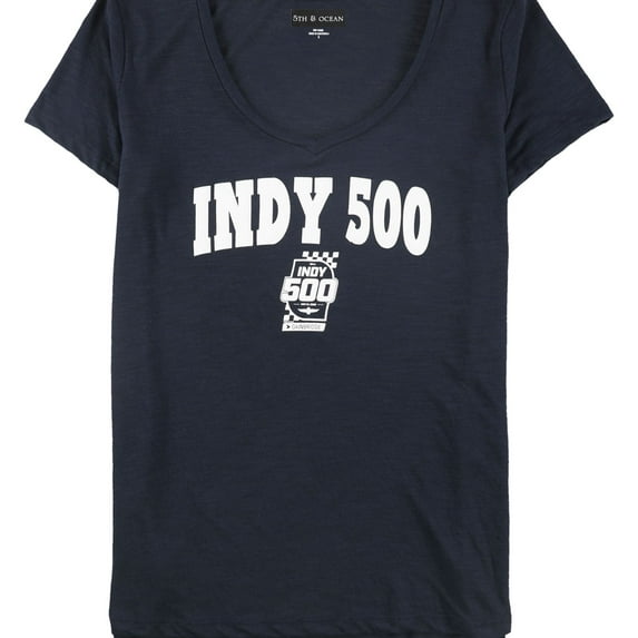 Indy 500 Womens May 24 2020 Graphic T-Shirt, Blue, Plus Size, 1X