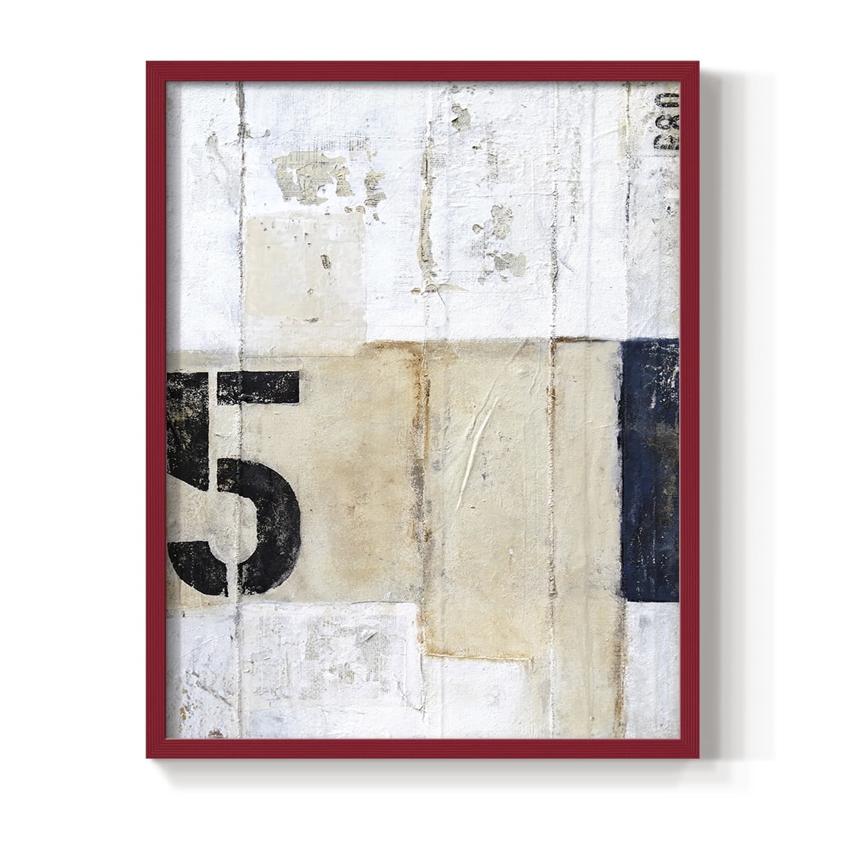 5th Row in Paper Solid Wood 11 x 14 Framed Print