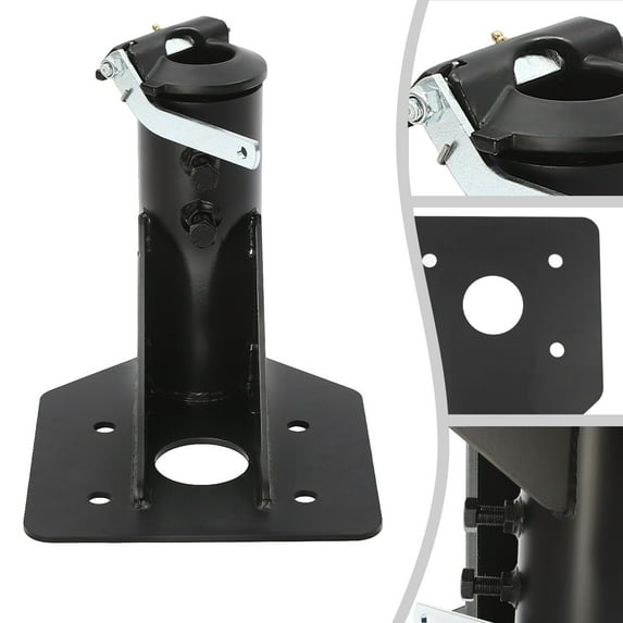 5th Wheel Hitch Adapter Hitch For RV Camper Trailer 12"-17" Adjustable Height Camper RV Adapter Hitch