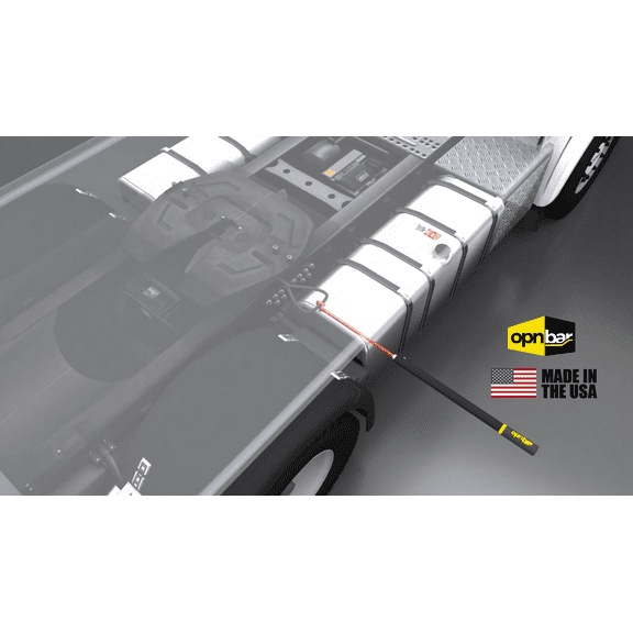 5th Wheel Release Hook - OPNBar Version 4 (1 Pack) Cheater Bar & Shipping Container Handle Leverage Bar - with Extension Pole - for Shipping Container Doors - Made in The USA