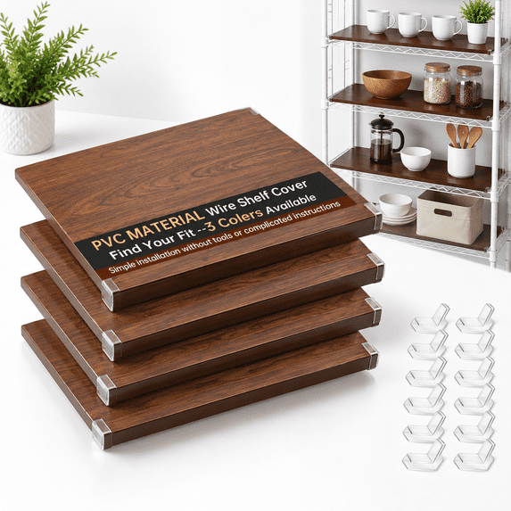 5wire Shcovers For Pantry Ing Leakof Items & Removable Pvc Rack Shelves ...