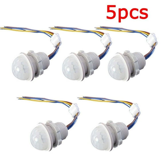 5x 110V PIR Infrared Motion Sensor Detector Smart Switch Light Lamp Switch Auto