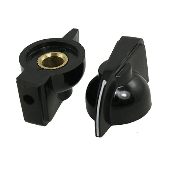 5x 15/64" Shaft Hole Dia Push on Potentiometer Volume Control Knobs