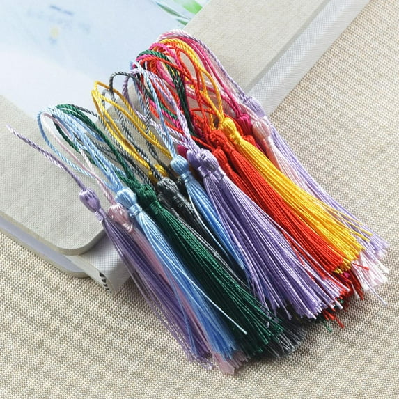 5x 30pcs of 5.5 Inch Mini Tassels DIY Cotton Thread Tassels Craft Supplies Jewelry Tassels Chunky Tassel Fringe