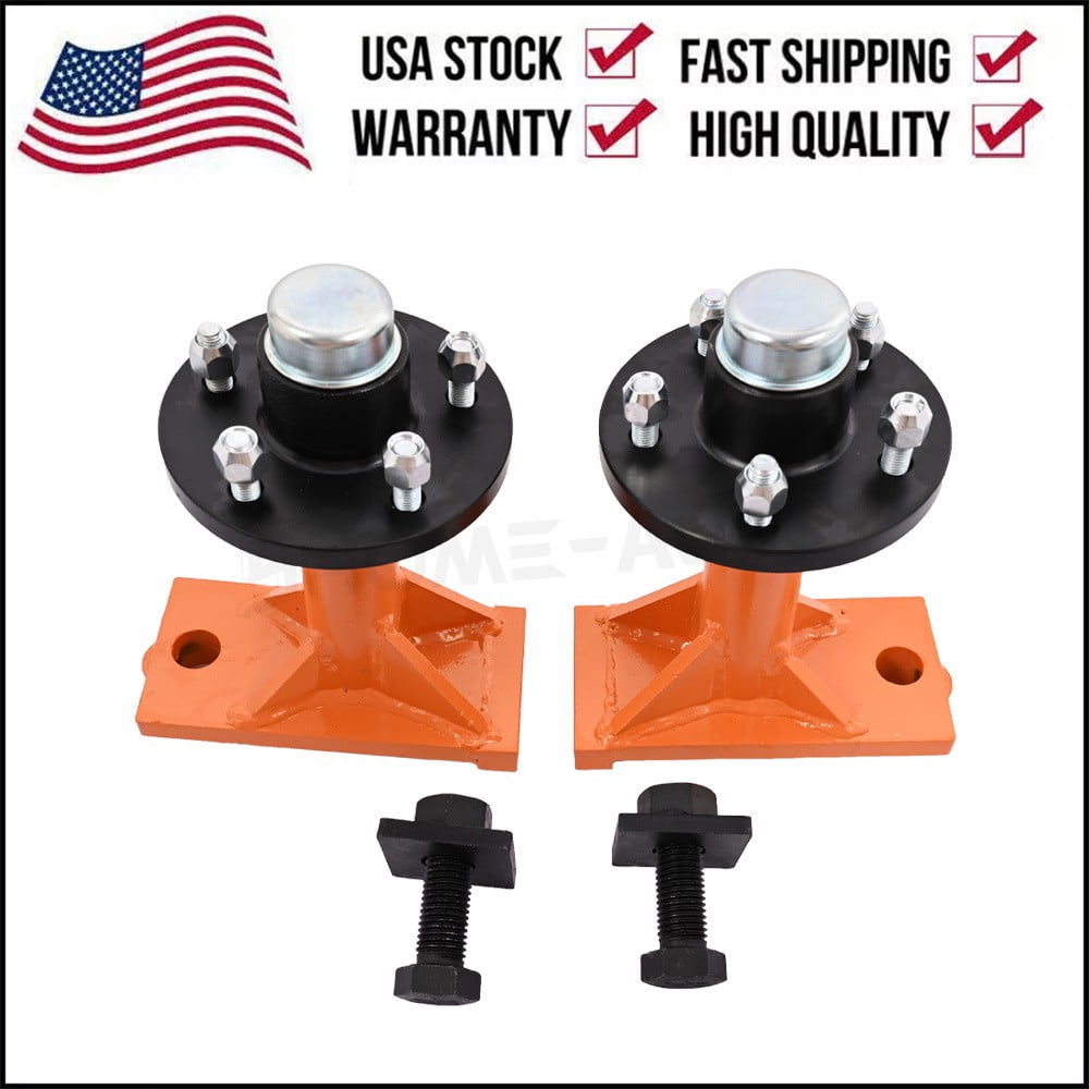 5x 4.5 Lug Superior Shipping Container Wheels, Bolt-on Spindle Kit ...